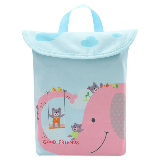
Modern pregnant mother baby going out storage bag diapers storage bag portable diapers diaper hanging bag multifunctional baby diapers bag pink elephant