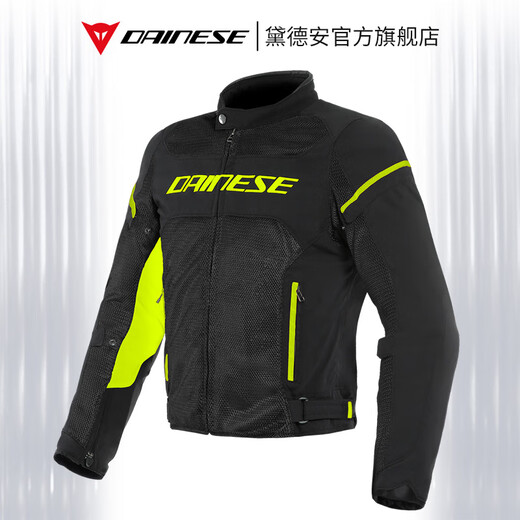 DAINESE丹尼斯骑行服夏季网眼摩托车通风透气FRAME D1男款防摔四季赛车服 691-黑色(预装CE级护具) 48