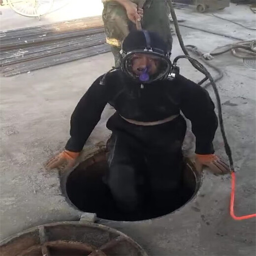 693连体全密封潜水服下水道打捞服全封闭呼吸面罩全干式潜水衣 全密封潜水服