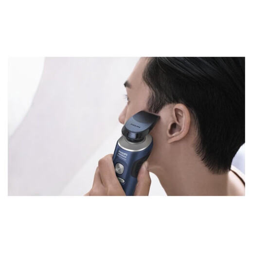 Philips Norelco S9000 Prestige Перезаряжаемая влажная и сухая бритва Беспроводная 60-минутная батарея.