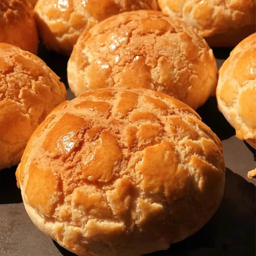 
Hong Kong-style pineapple bread whole box breakfast cake children's nutritional and healthy snacks full hand-pulled bread [whole box] 30 packs of pineapple bread