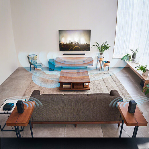 Sony (SONY) HT-S40R 5.1 physical surround channel Dolby sound effect wireless back surround sound bar soundbar home theater TV audio Bluetooth