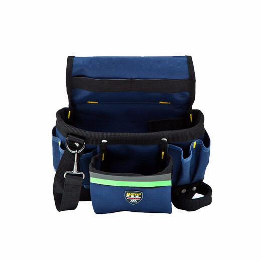 Fast electrician tool bag woodworking with cover thickened waist bag multi-jack repair zipper waist bag waterproof storage bag large with reflective clauses