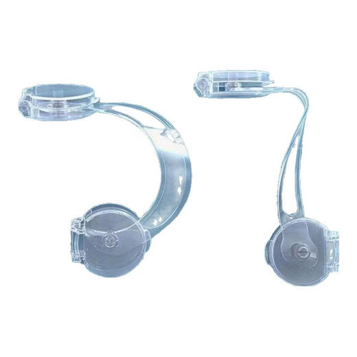 Pupai Lock Fixation Dusinet Sécurité Écluse de la garde-robe pour enfants Boucle de serrure de serrure de serrure Boucle anti-ouverture Boucle courte verrouillage transparent long (2 paquets)