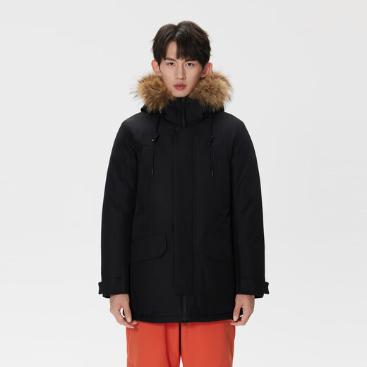 KOLON SPORT/Kolon waterproof down jacket men's outdoor GTX windproof and breathable bell-sized SNOWBALL high-loft goose down jacket LHDJ4WT595-BK black XL 180/100A