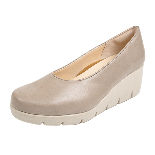 Anqi Mina Single Shoes Spring Японская удобная клиновая женская женская обувь универсальная кожа