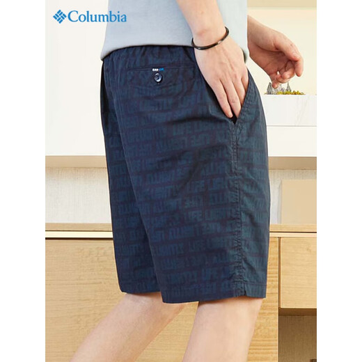 Pantalones cortos delgados de verano de Columbia Pantalones de playa transpirables algodón Medio Pantalones de cinco puntos de Mid Pants Casual
