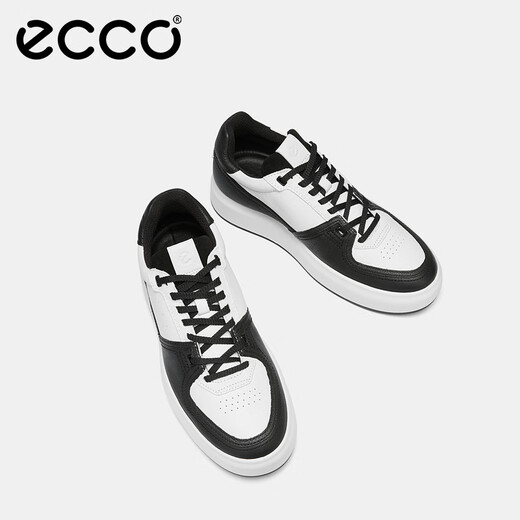 ECCO men's casual shoes trendy thick-soled sneakers men's panda shoes street ACE856824 black/off-white 85682450020 41