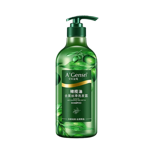 An'Gensn Olive Huile Anti-Dandruff Silky Shampooin