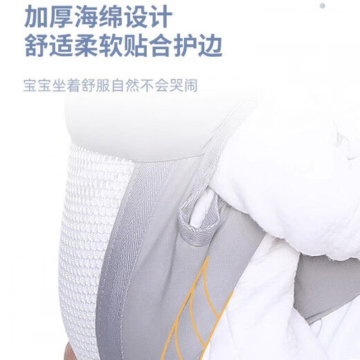 BELLE DE JINGYOUYU BELLE NOUVEAL BÉBÉ NOUVELLE-NÉ ET BACK BEBÉE HORIZONTAL ET FACHING EST SOIT À DOUBLE PROPRIÉTÉ EST SIMPLIEUR DE 0-1 ans, 0-1 ans, Monet Gray [Docteur protège la tête et la colonne vertébrale 0-24 mois]