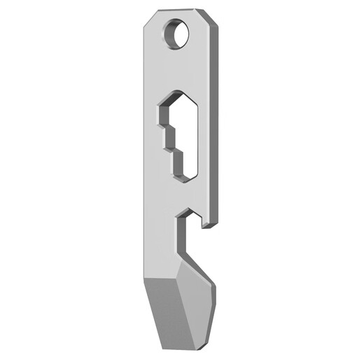 LaBen Titaniumlegierung Multifunktions-Schlüsselbund-Entfernung Express-Artefaktflasche Opener Express-Messer Mini Crowbar EDC-Werkzeug