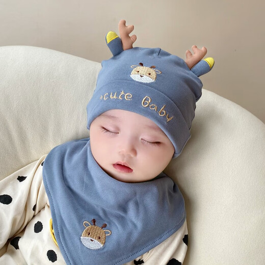 Benasci Baby Hat Outumn Winter Spring Autumn Baby Baby Baby Baby Baby Baby Baby Gat 6-12 meses 1422-shallow Orange Buy Hat 0-15 meses (38-46 cm)