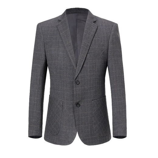 Classic Car (LAOYECHE) Hong Kong Brand Middle-aged Casual Suit Men's Wool Single West High-end Jacket Business Single-piece Suit Plaid Top 9813 Dark Blue 175/92A