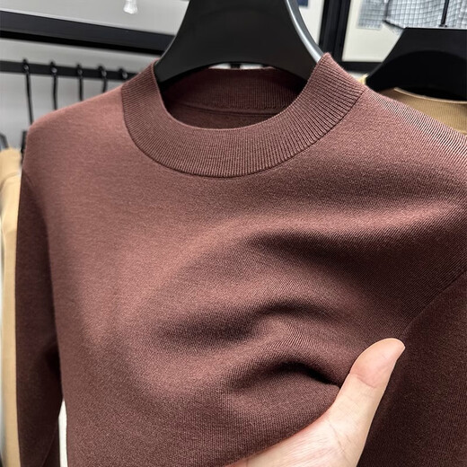Tête du vieil homme (Laorentou) Couc rond Pur Cardigan masculin d'hiver épais chaud décontracté version coréenne colored couleur cool épais tricot tricot pull de base masculine A9901 vert 2xl 185