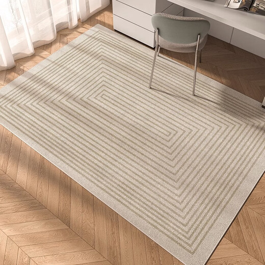 Zunxun rocking chair floor mat non-slip rectangular simple study special cream style desk swivel chair soundproof living room Fenghua-10M 80*160cm easy to take care of