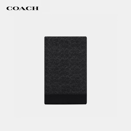 COACH蔻驰围巾经典小C纹印花围脖绵羊毛时尚保暖男女通用 CK719 BKBK