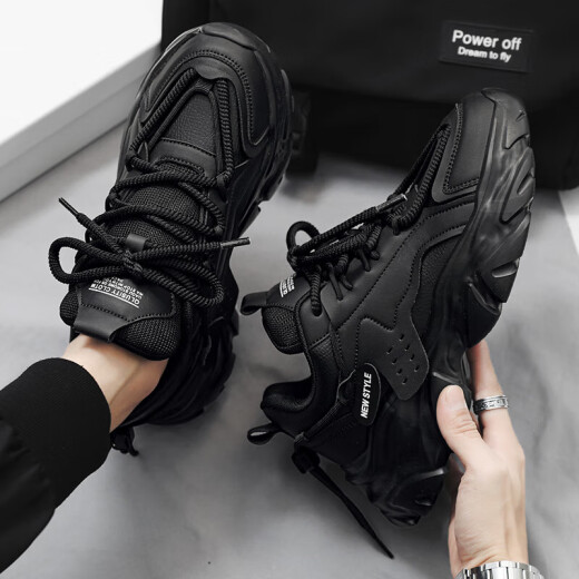 Changxiang Huili Men's Shoes Summer Breathable 2025 Shoes nuevos para hombres zapatos deportivos casuales Suele, suela, trabaja, zapatos de protección de trabajo para hombres Negro [superficie de cuero] 40