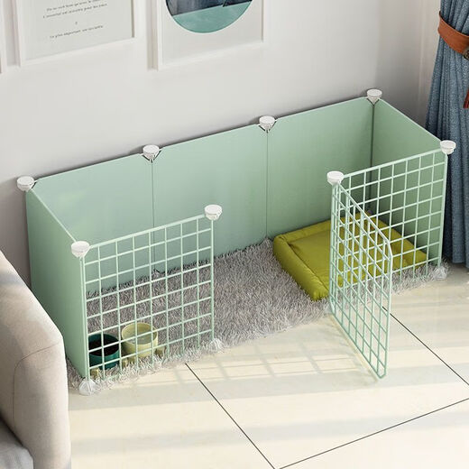 Raft core kitten cage kitten fence dog small dog rabbit indoor home isolation guardrail fence dog fence pet fence standard A type/6 pieces/70*35*35 resin paint