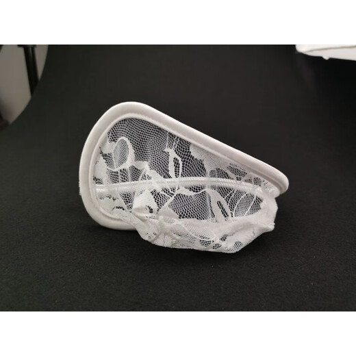 Long Night Sexy Men's C-string Invisible T-Pants Lace Men's Sexy Underwear Tempts Couples into Love Yellow One Size