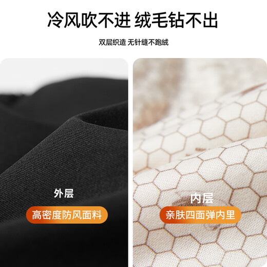 Yalu goose down down pants for women 2025 winter new fashion workwear windproof and warm loose straight casual casual sweatpants black S