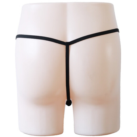 Sexy Transparent Korean Velvet Breathable Men's Sexy Underwear Stretch T-Pants Men's T-Pants Black One Size Recommended 80-150Jin Jin equals 0.5kg