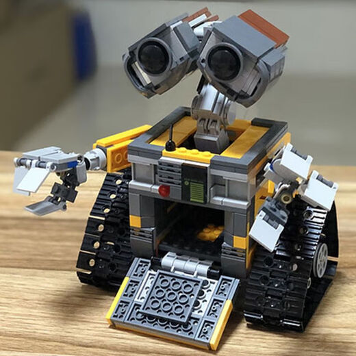 Yuxing Model King Children's Assembly Toy Programmation Robot Blocs Buildings Buildings Electric Remote Control Racing Modèle 8-14 ans Boy Birthday Gift Walli Robot [Modèle statique] 687 particules compatibles avec les blocs de construction LEGO