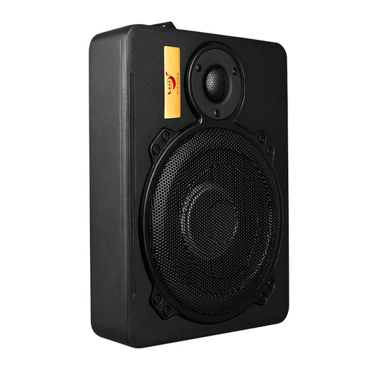 Power drum Power drum car audio modification 12v24v navigation high-power Bluetooth speaker ultra-thin subwoofer car amplifier 10-inch full-frequency subwoofer (with treble)
