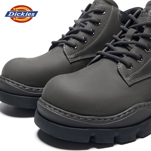 Dickies Martin Boots Zapatos para hombres Autumn Nuevas botas bajas Botas para hombres Fashion All-Match Boots Short Short Shops Working Shoes de trabajo gris 42 [de una talla más grande, adecuada para zapatos deportivos 43]