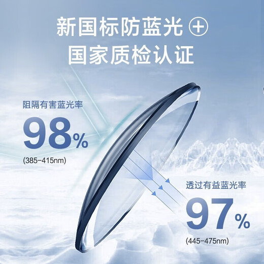 
Yishilu Yishilu lens myopia glasses with diamond crystal film / A4 anti-blue light can be used for lenses for men and women. Metal full frame KB12116C51 silver frame with diamond crystal film
