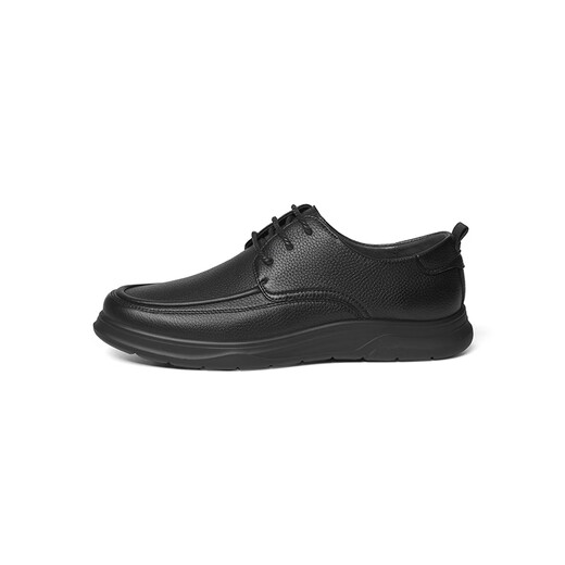 
Red Dragonfly Left Month Gift Casual Leather Shoes 25 Spring Men's Shoes Sheepskin Comfort Business Shoes WTA15123 Black 42