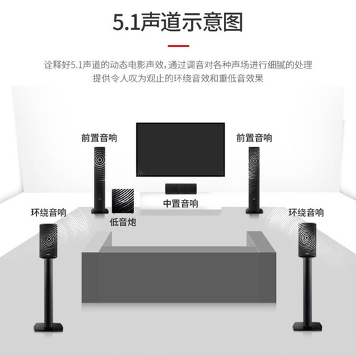 QISHENG HQ-35 home theater set HIFI-level KTV audio set home karaoke speaker set high-power amplifier set DTS fever-level HQ-35 main speaker pair