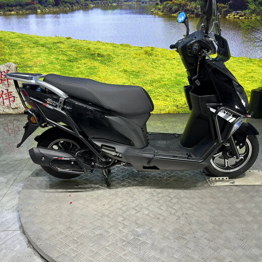 Manmang eignet sich für Tianying Yacht 125 Motorrad TY12532d Schutzstab Stoßstange Anti-Seite-Anti-Kollisions-Staber Kohlenstoffstahl vordere Stoßstange hintere Stoßstange