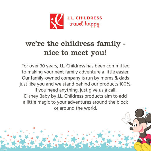 J.L. Childress Disney 婴儿 全身便携式婴儿换尿布垫