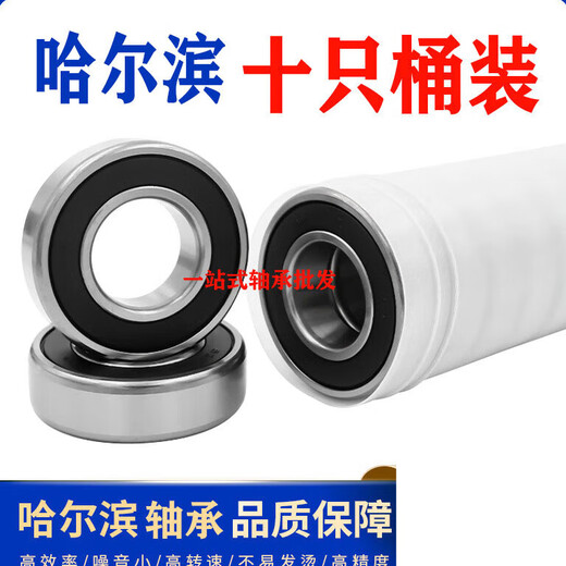 Harbin Bearing Encyclopedia 62006201620262036204620562066 6207-RS Rubber Cover Seal Ten Pack Others