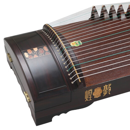 敦煌牌古筝698系列阔叶黄檀木演奏考级古筝上海民族乐器一厂 89698OE大唐雅韵(全套配件)