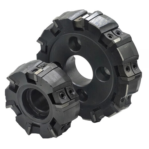 XMSJ75 degree milling cutter plate gantry milling machine indexable end face plane milling cutter plate 125 160 200 25 12590 degree 6-blade 40-hole cutter plate precision