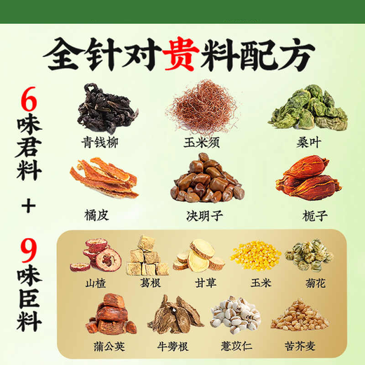 同仁堂（TRT）【官方正品】北京同仁堂青钱柳玉米须桑叶茶 薏苡仁橘皮山楂栀子葛根桑叶甘草菊花蒲公英等配料 青钱柳玉米须桑叶茶180g*5盒 花草茶