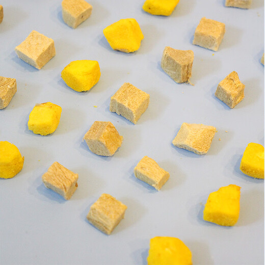 New Chuchen pet freeze-dried bucket cat and dog snack can nutritional supplement fattening gill pet freeze-dried meat freeze-dried chicken liver granules 100g