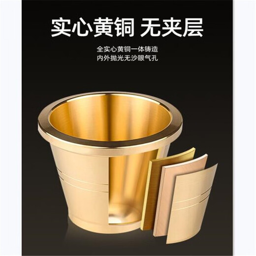 Sailoto YH Cantonese-style copper cup, copper mash jar, garlic pounder, garlic masher, Chinese medicine pounder, medicine cup, medicine mortar, medicine jar, mortar 4