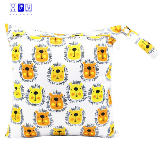 Bolsa de almacenamiento de pañales de Yonghuan Baby Baby Hanging Bag Paver Bag Paver Storking Bag Cuna Ropa 30x28 Pequeño Diversión Varios colores al azar no