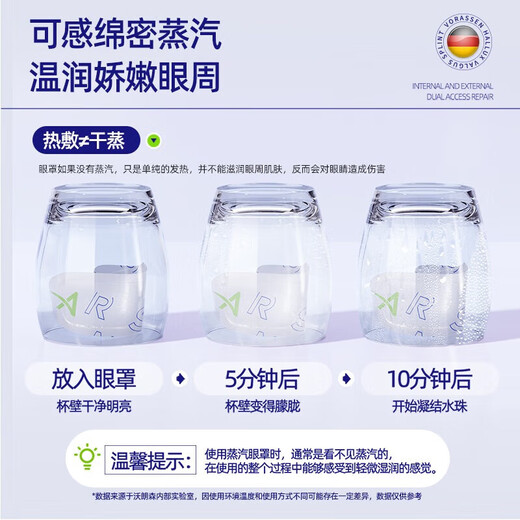 沃朗森医用蒸汽眼罩热敷护眼贴缓解眼疲劳改善视力模糊眼干眼涩睡眠专用