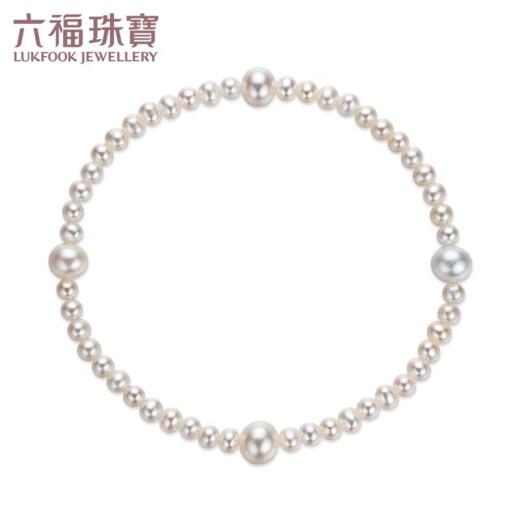 Lukfook Jewelry and Jane Series Freshwater Pearl Bracelet Women's Bracelet Gift Price F87ZZY014 Total Weight Approximately 3.68 Grams