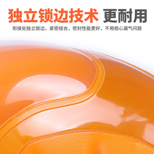 swimbobo儿童游泳手臂圈浮袖 游泳装备橙色独立多气囊水袖漂 BO1300S