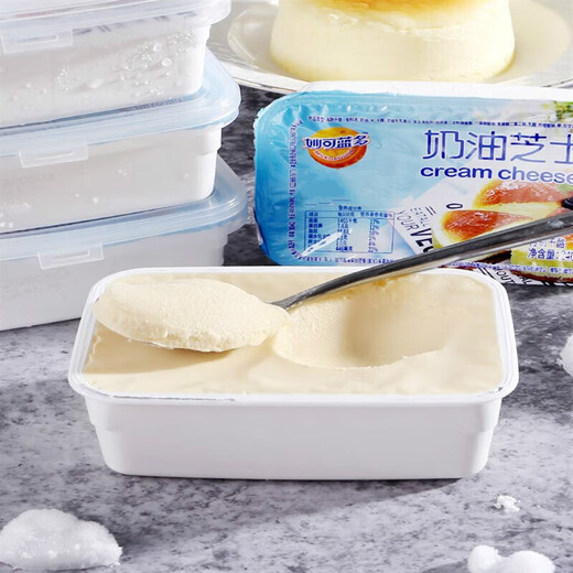 Mioc Cream Cheese 240g, light cheese for baking, Mioc Blue Cream Cheese 240g