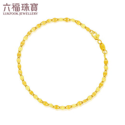 Liufu-Schmuck, goldenes zusammengeknüpftes Goldarmband für Frauen, Geschenke für Frauen, Preis B01TBGB0006, ca. 1,78 Gramm