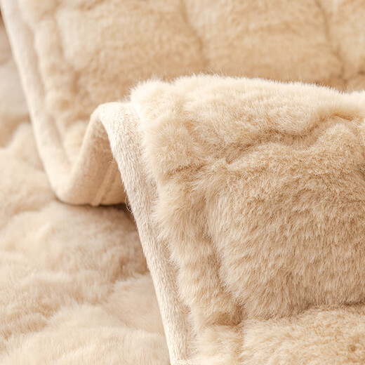 Zichen thick plush winter sofa cushion cushion winter 2023 new simple modern seat cushion non-slip sofa cover feather lamp - gray soft and comfortable single pack 70X150cm suitable for two people Zichen thick plush winter sofa cushion cushion winter 2023 new simple modern seat cushion non-slip sofa cover feather lamp - gray soft and comfortable single pack 70X150cm suitable for two people
