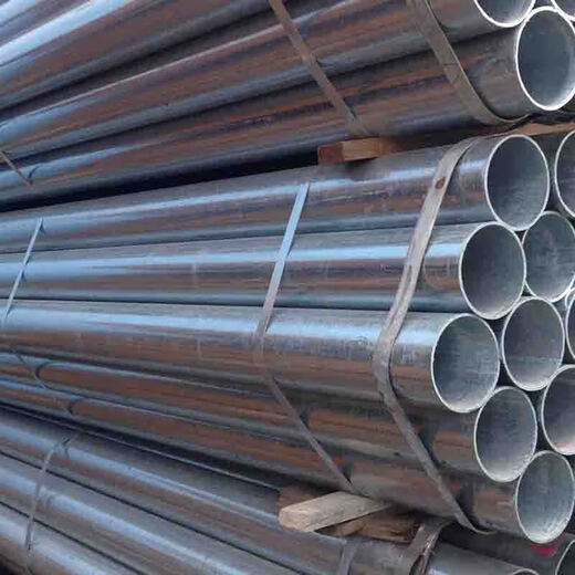 Hot-dip galvanized round steel pipe, anti-rust shelf pipe, galvanized steel pipe threading pipe, hollow round iron pipe, welded steel, DN125 price per meter, wall thickness 2mm