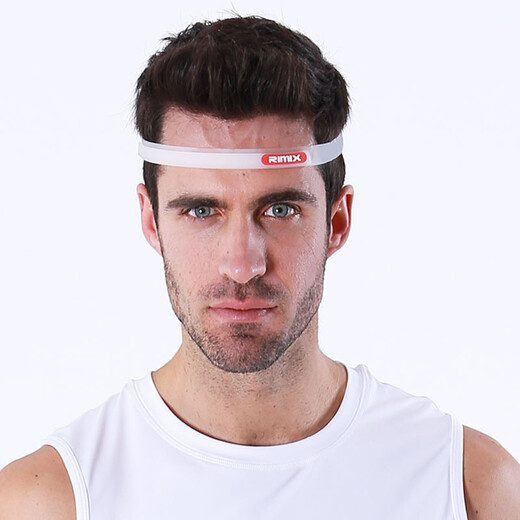 Der Verteidiger der Königin Marathon Jogging Pullover und Sportpullover und Anti-Pirant-Gürtel Männer und Frauen Fitness Haarband Silikon Stirnband Reitausrüstung Pullover und Pullovergürtel zweite Generation-Blau-All-Größe