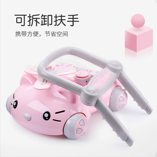 A+B Walker Multifunktional Walker mit frühen Bildungskind und Kleinkindbaby Anti-Rolling Pushed Hand-Pushed Stief-Assisted Balance Car Car