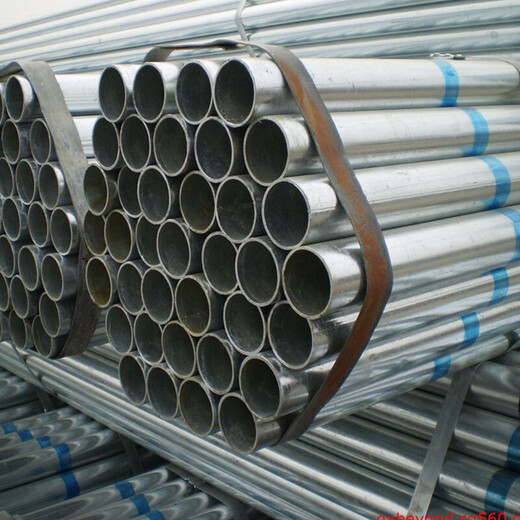 Hot-dip galvanized round steel pipe, anti-rust shelf pipe, galvanized steel pipe threading pipe, hollow round iron pipe, welded steel, DN125 price per meter, wall thickness 2mm